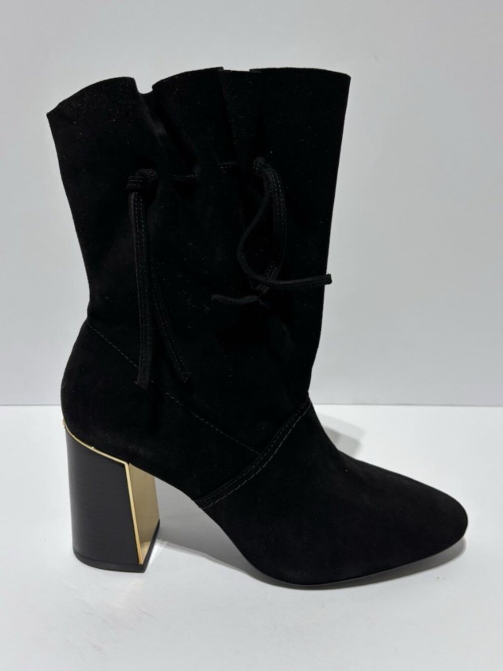 Tory Burch Women’s Gigi 85 Black Suede Boots, Size 11 M